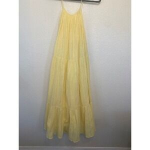 Anthropologie‎ PQ Ramona Dress In Citrine size M/L Women Yellow Dress